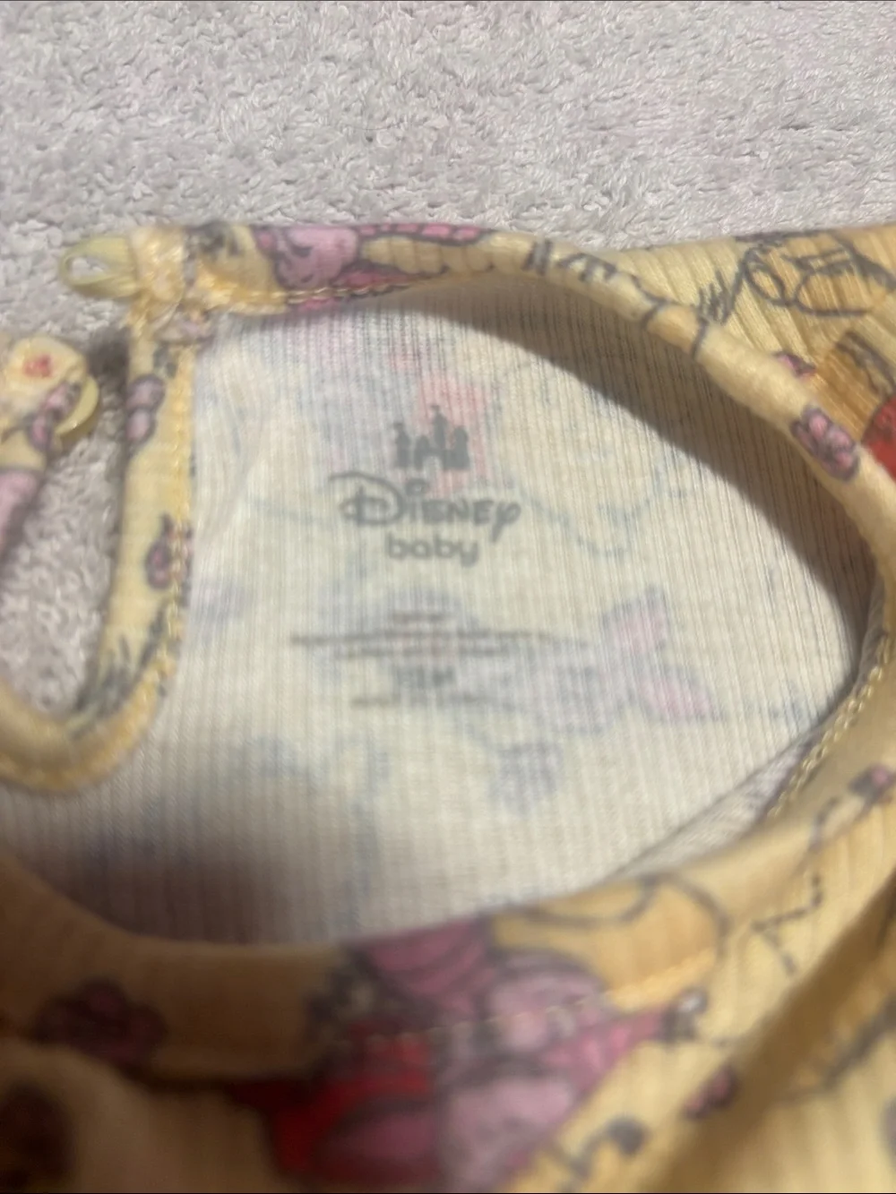 Disney Yellow Winnie the Pooh Tutu Onesie Dress